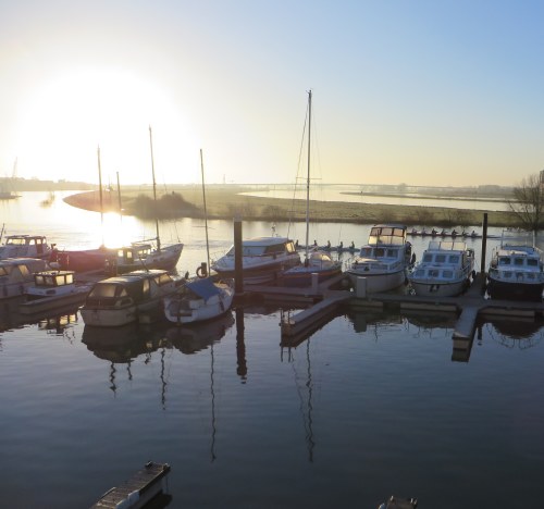 Harbour on a winter morning