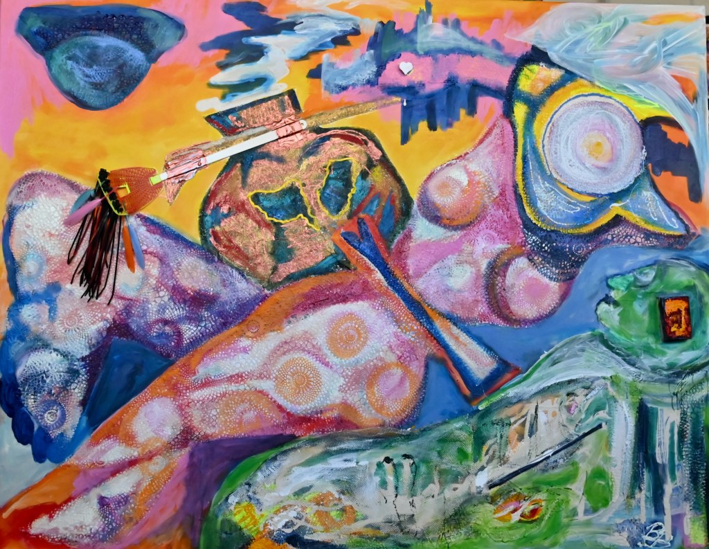 acrylschilderij Female touch